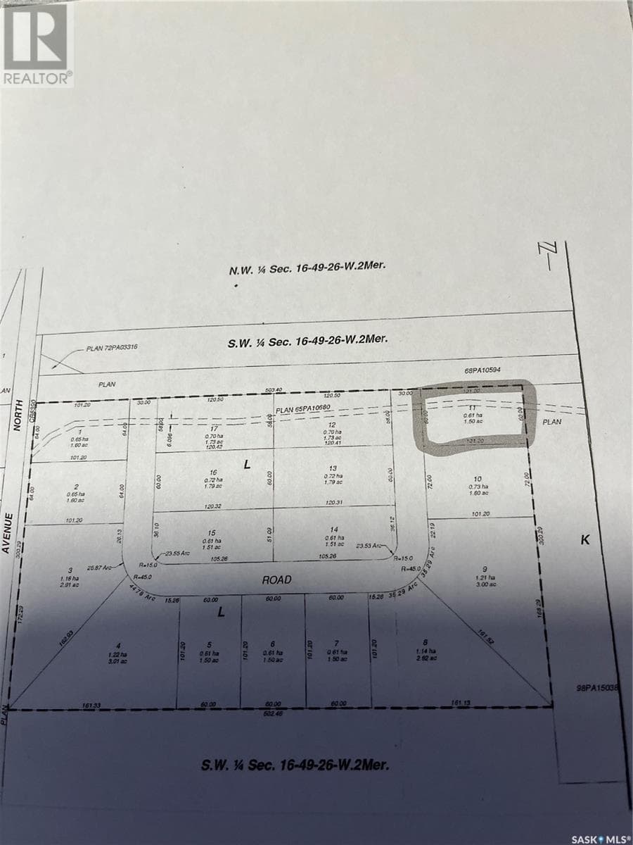 LOT 11 Robertson Crescent — Buckland Rm No. 491, Saskatchewan - Main photo