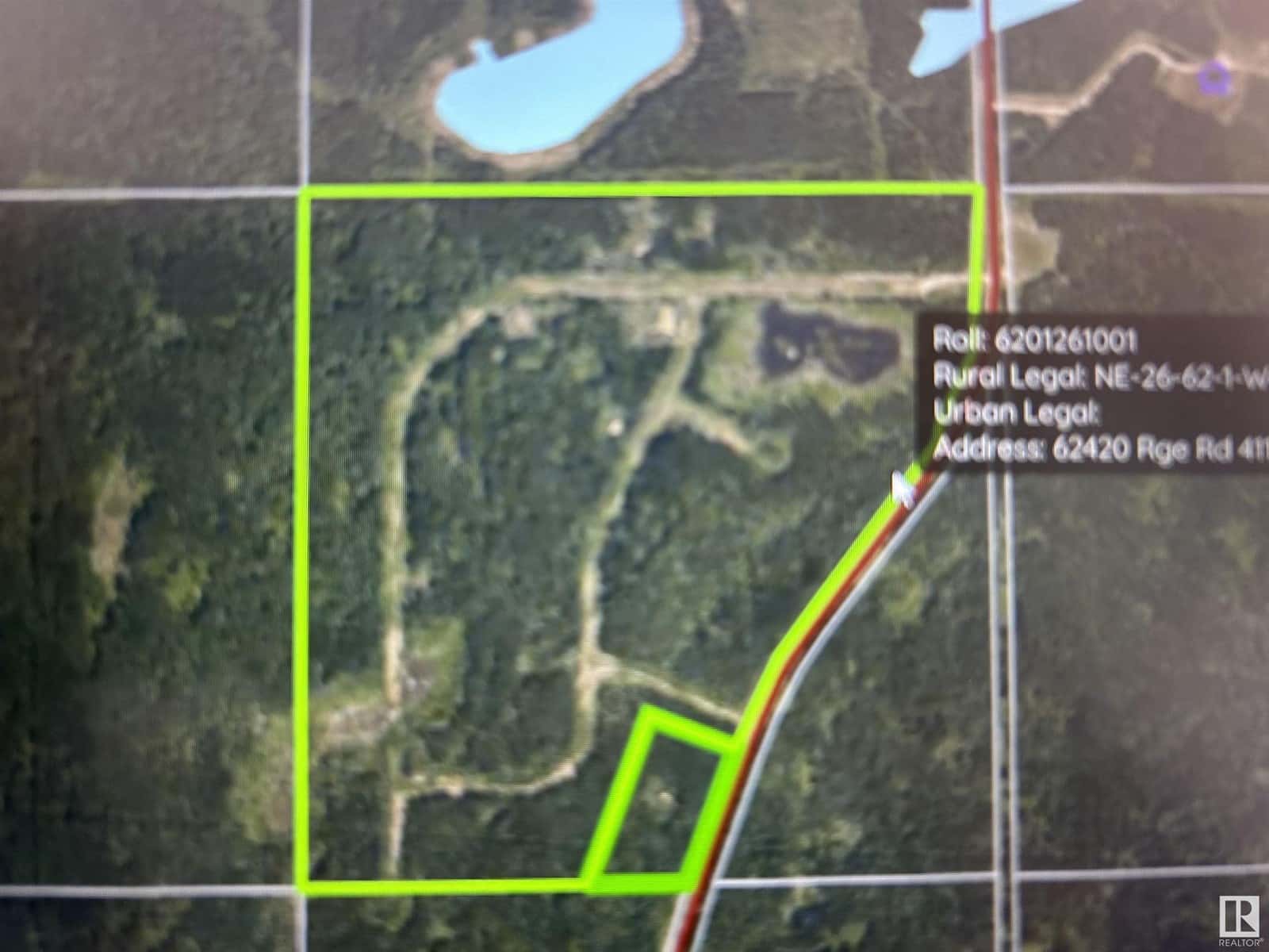 NE 26 62 1 W4 RGE RD 411A