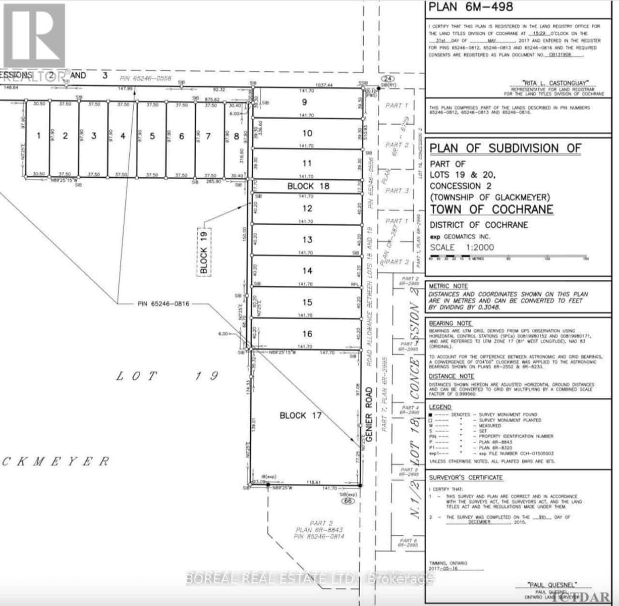 LT 3 CON 2 & 3 — Cochrane, Ontario - Photo 2 of 2