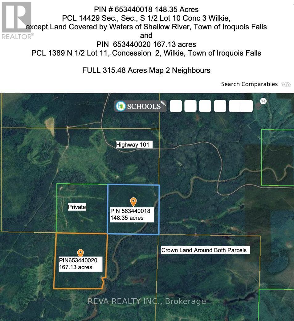 N1/2 LOT 11 CON 2 WILKIE — Iroquois Falls, Ontario - Main photo