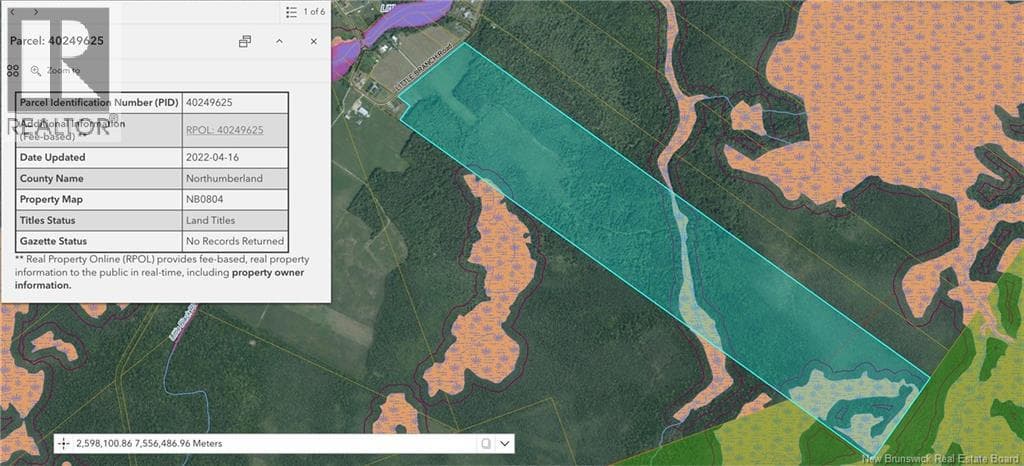 Lot Little Branch Road — Black River Bridge, New Brunswick - Main photo