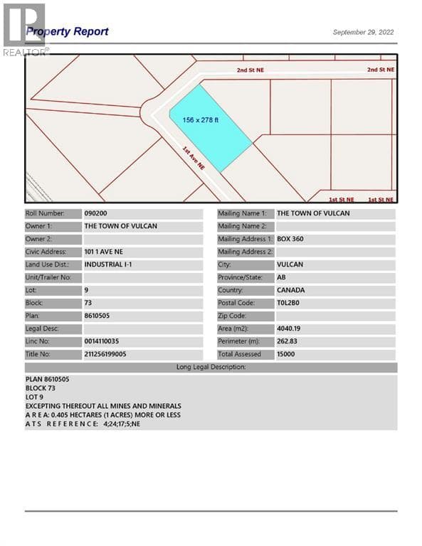 101 1 Avenue NE — Vulcan, Alberta - Main photo