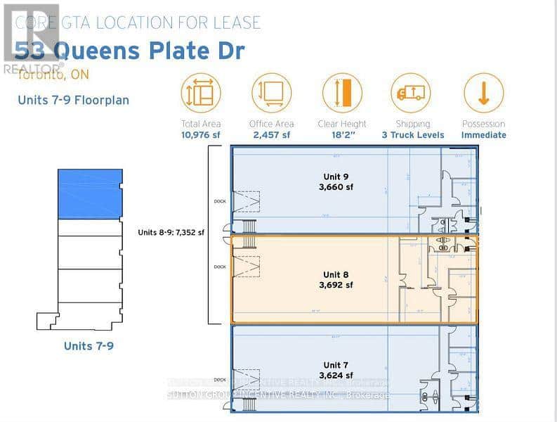 7-9 - 53 QUEENS PLATE DRIVE - Photo 2 of 3, Toronto (West Humber-Clairville), Ontario