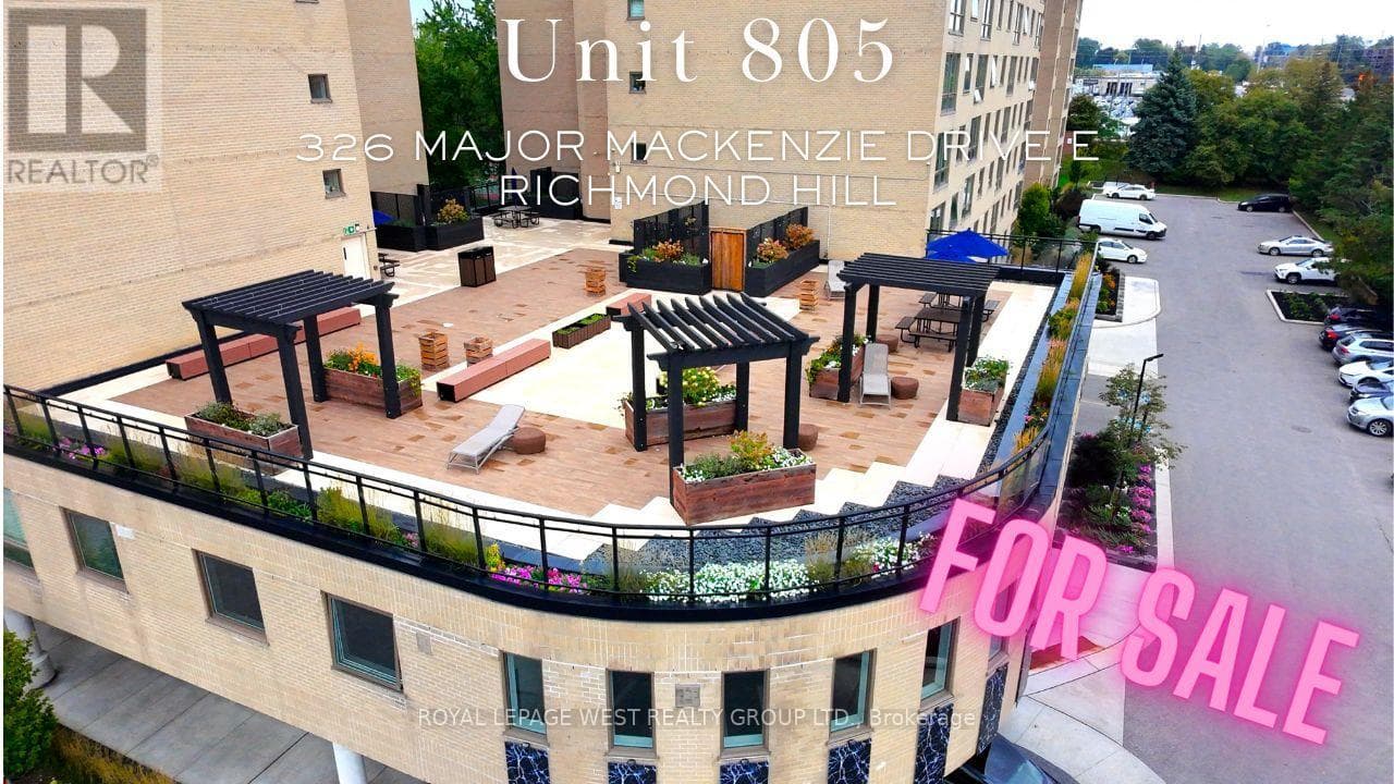 805 - 326 MAJOR MACKENZIE DRIVE E — Richmond Hill (Crosby), Ontario - Main photo