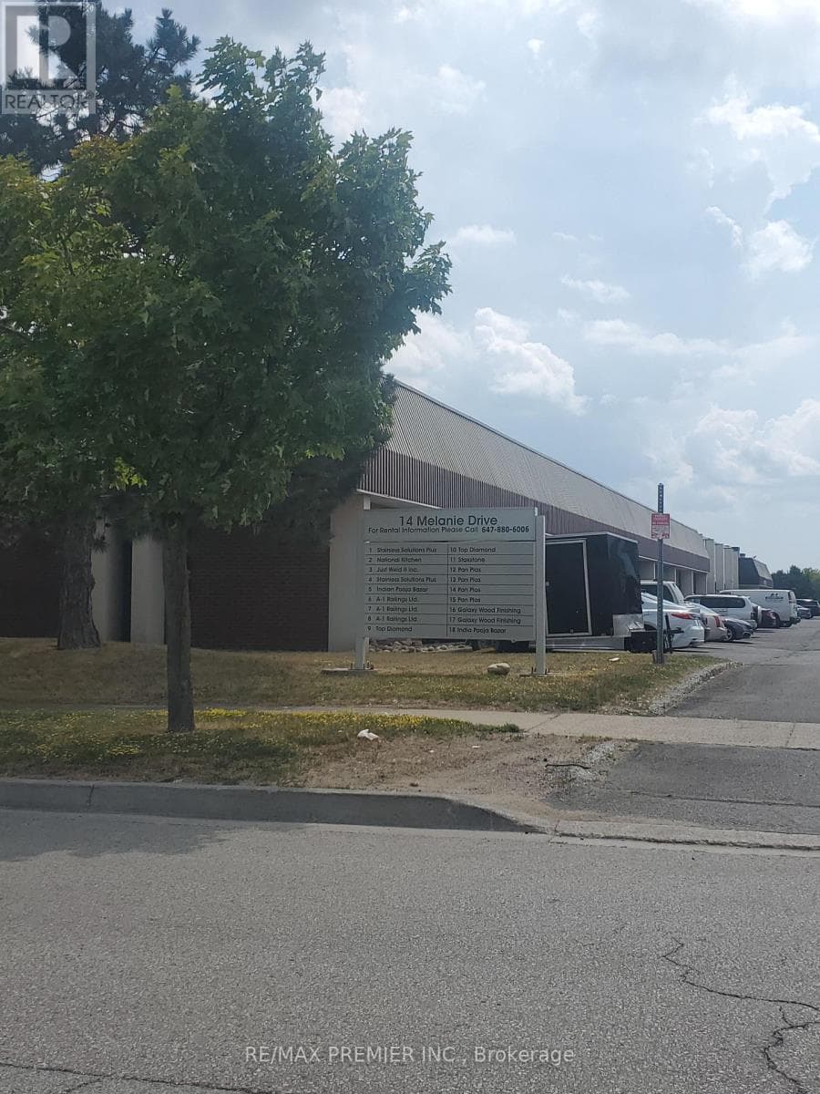 4 - 14 MELANIE DRIVE — Brampton (Steeles Industrial) - Main photo