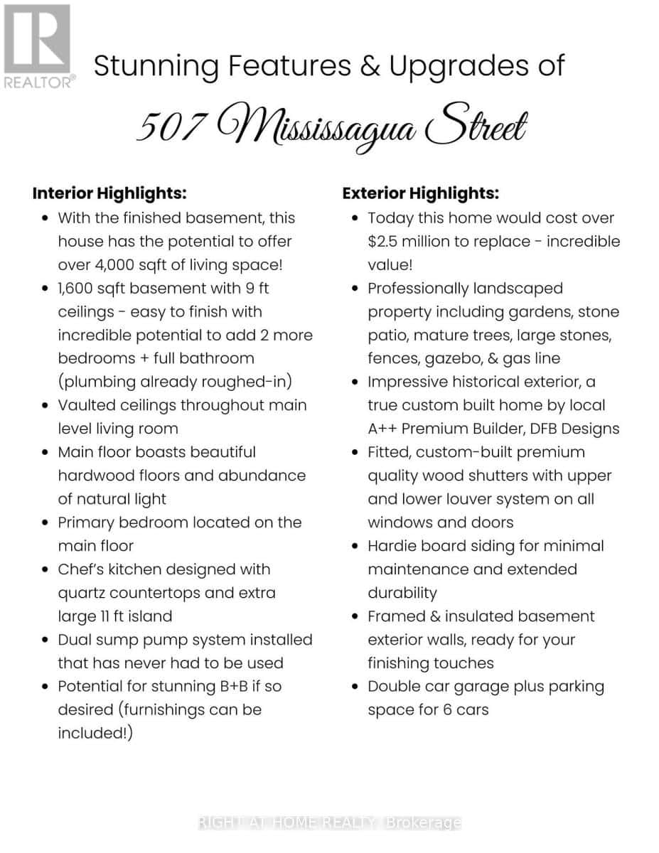 507 MISSISSAGUA STREET — Niagara-on-the-Lake (Town), Ontario - Photo 3 of 50