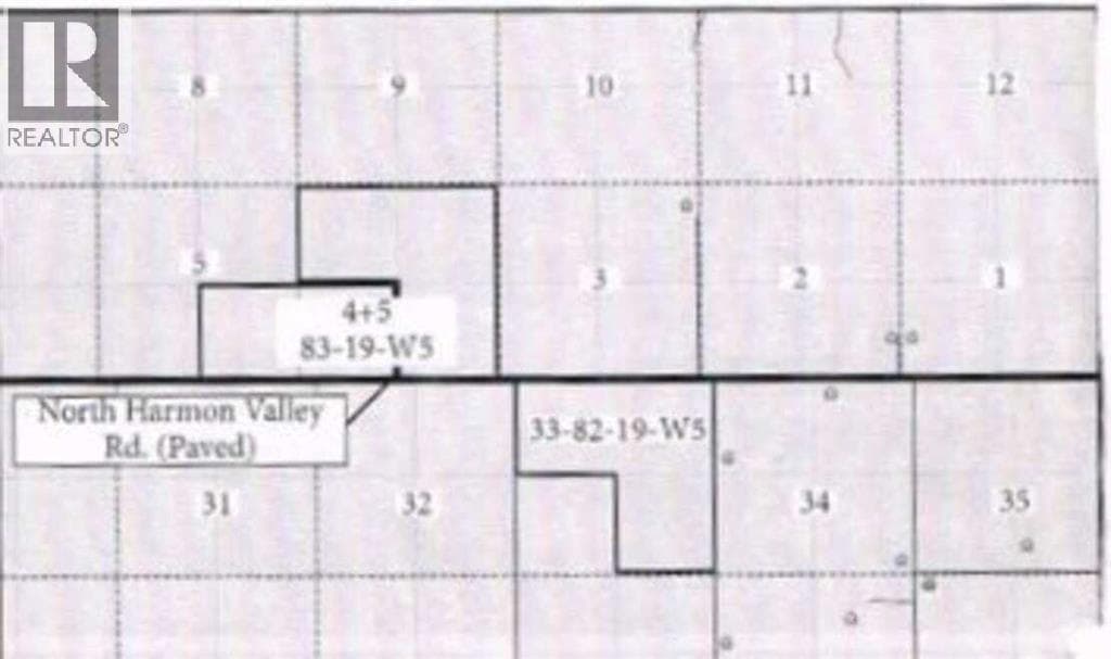33-82-19-W5 — Rural Northern Sunrise County, Alberta - Main photo