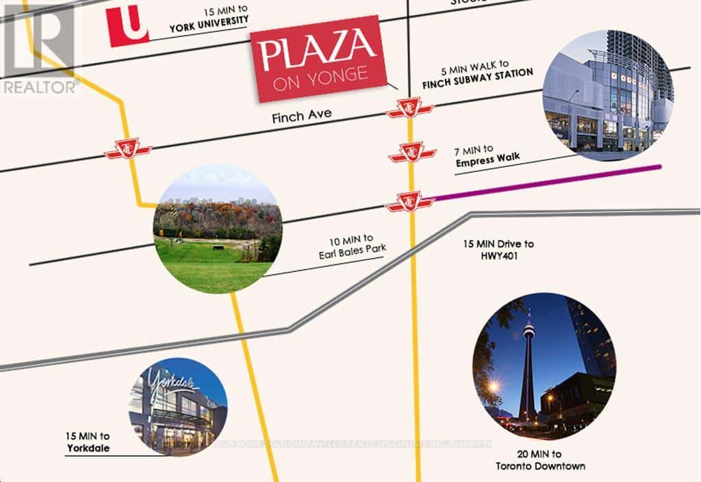 1105 - 5858 YONGE STREET — Toronto (Newtonbrook West) - Photo 3 of 12