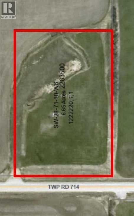 SW-28-71-10-6, 6.65 acre parcel - Lot 1 off — Rural Grande Prairie No. 1, County of, Alberta - Main photo