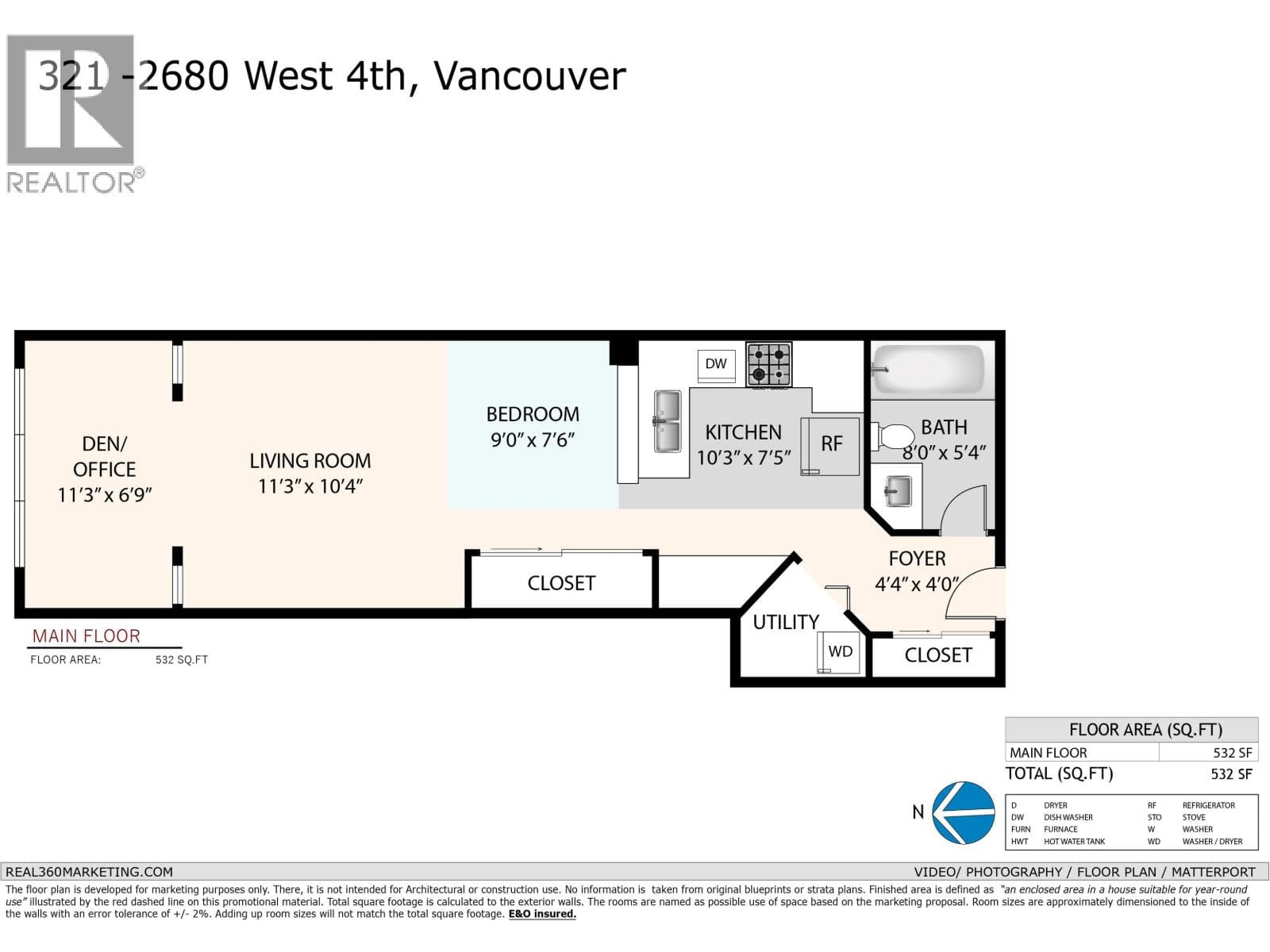 321 2680 W 4TH AVENUE — Vancouver, British Columbia - Main photo