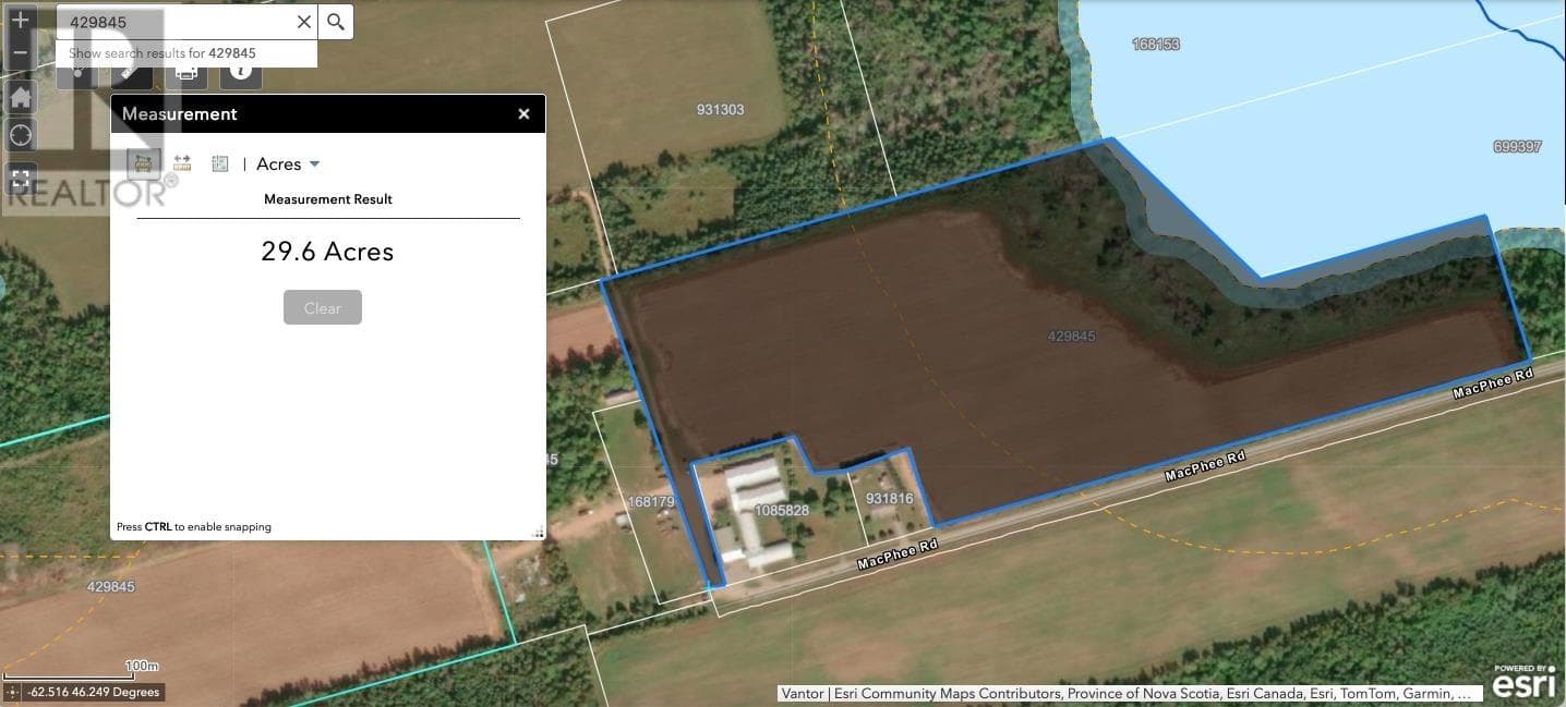 ACREAGE MACPHEE Road — St. Georges, Prince Edward Island - Main photo