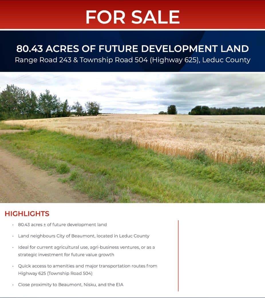 Range Road 243 & Township 504 (Highway 625)