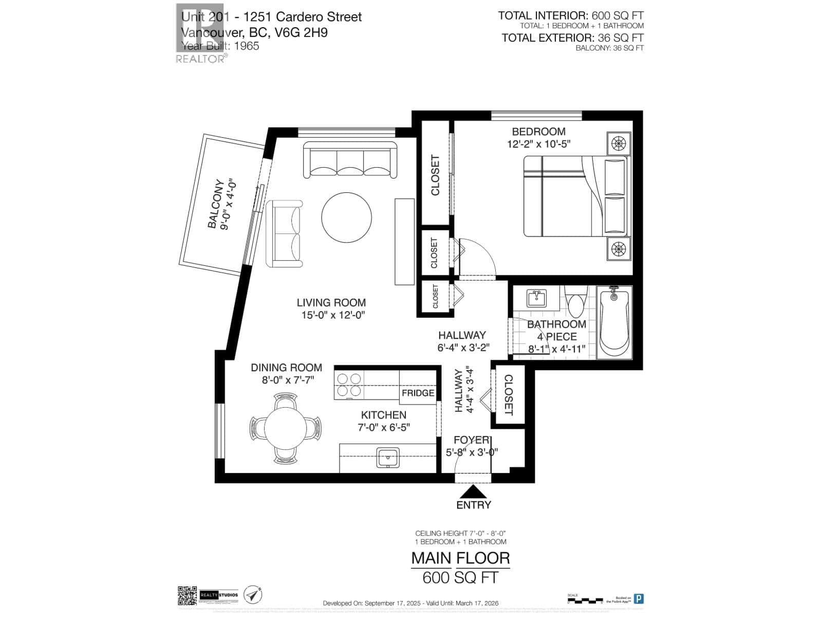 201 1251 CARDERO STREET - Photo 4 of 25, Vancouver, British Columbia